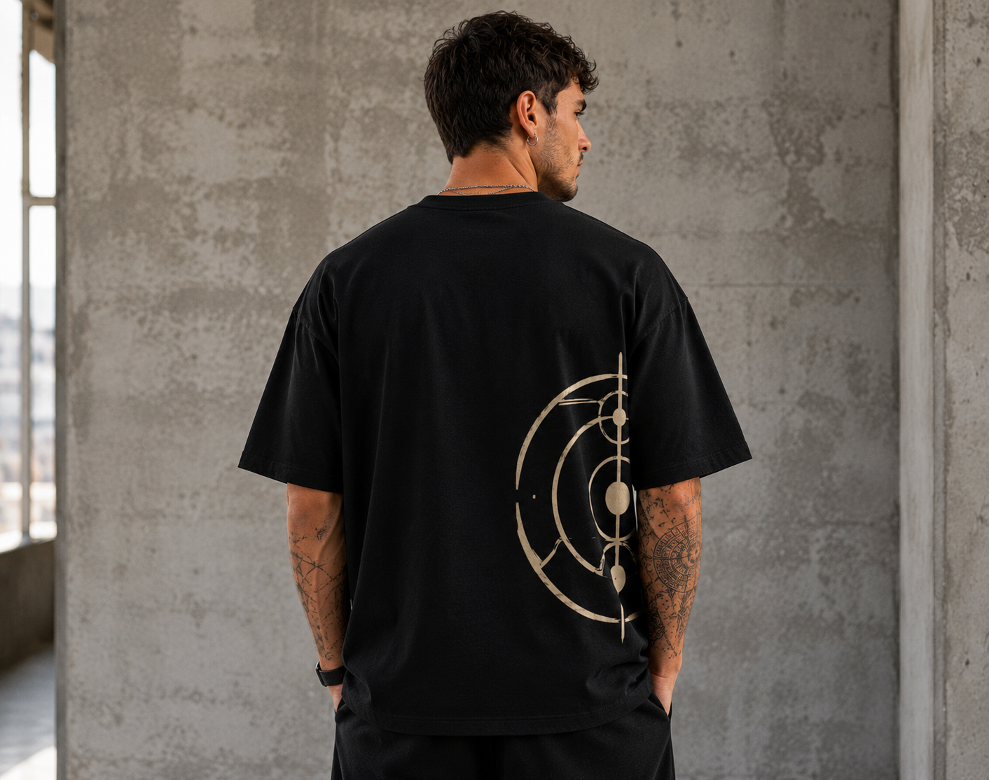 AETHER CropShirt Founder Series 001 back print